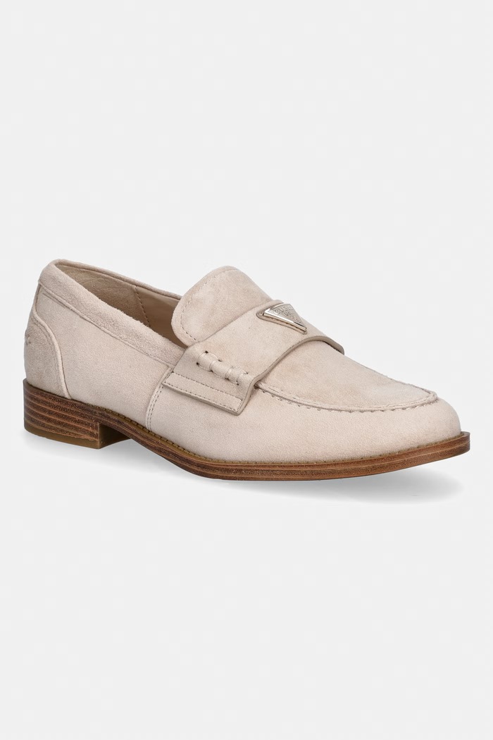 Guess mokasíny dámske semišové BELISO béžová FLTBSO.SUE14.BEIGE