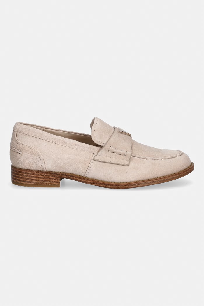 Guess mokasíny dámske semišové BELISO FLTBSO.SUE14.BEIGE béžová AW26