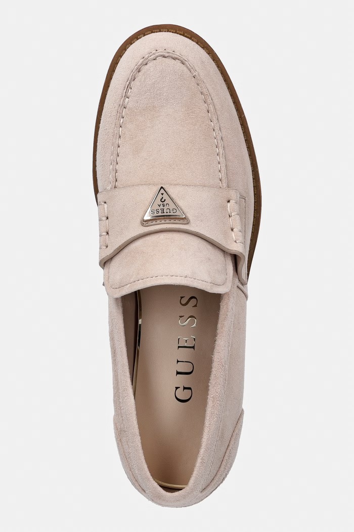 Guess mokasíny dámske semišové BELISO béžová FLTBSO.SUE14.BEIGE