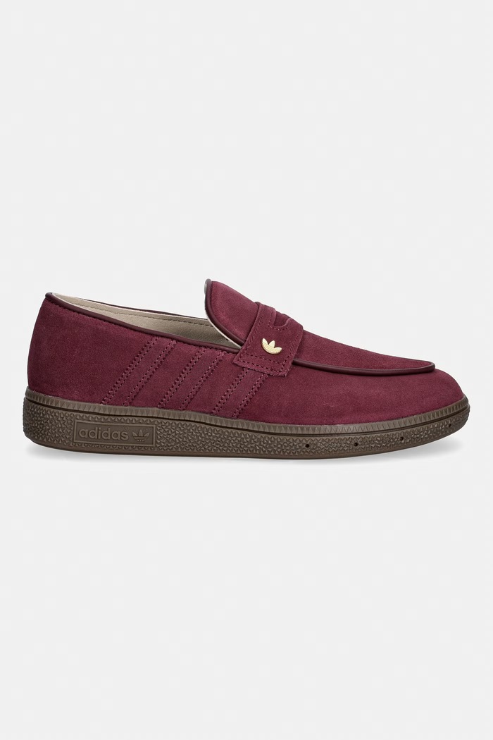 adidas Originals Handball Spezial loafersy damskie zamszowe KK2780 bordowy AW26