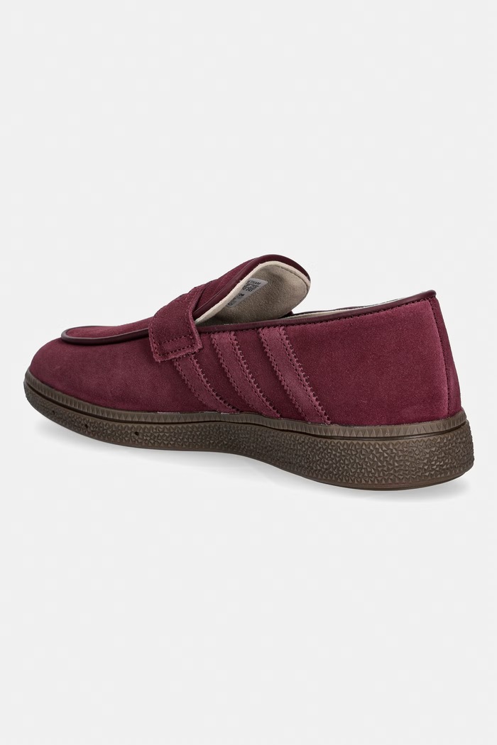 Obuwie adidas Originals Handball Spezial loafersy damskie zamszowe KK2780 bordowy