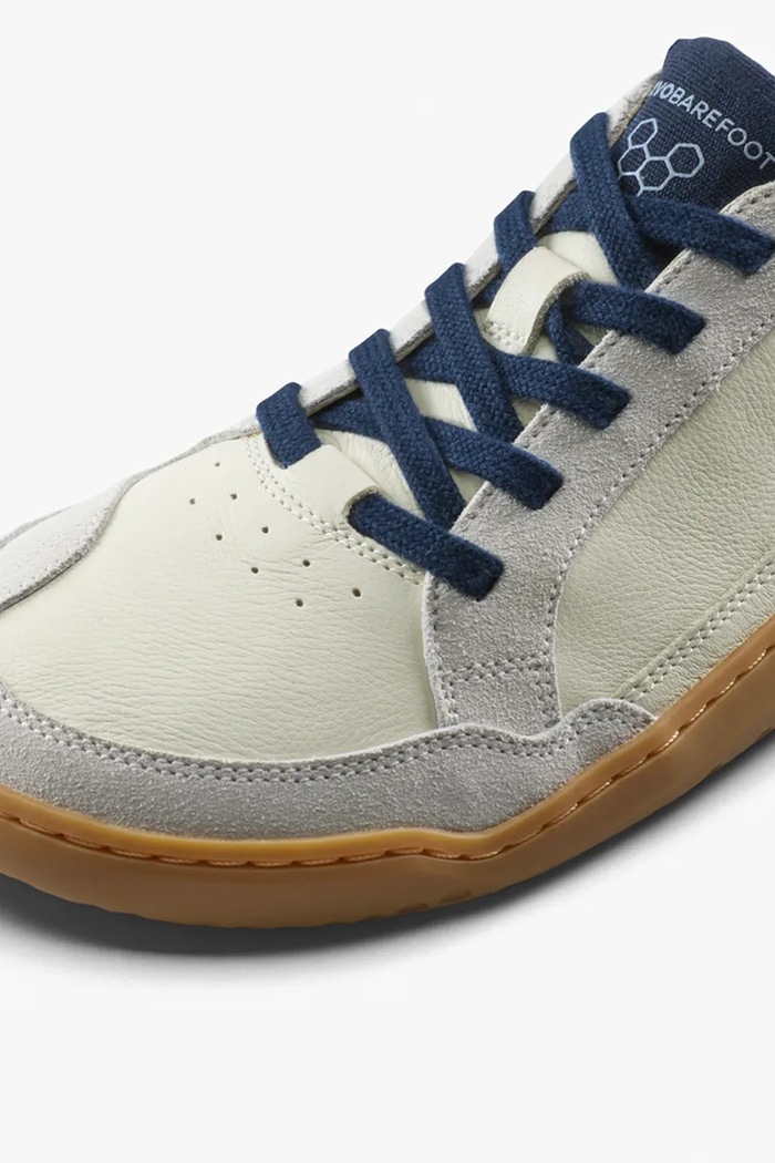 GOBI III SNEAKER LEATHER sneakersy damskie skórzane Vivobarefoot szary 209123