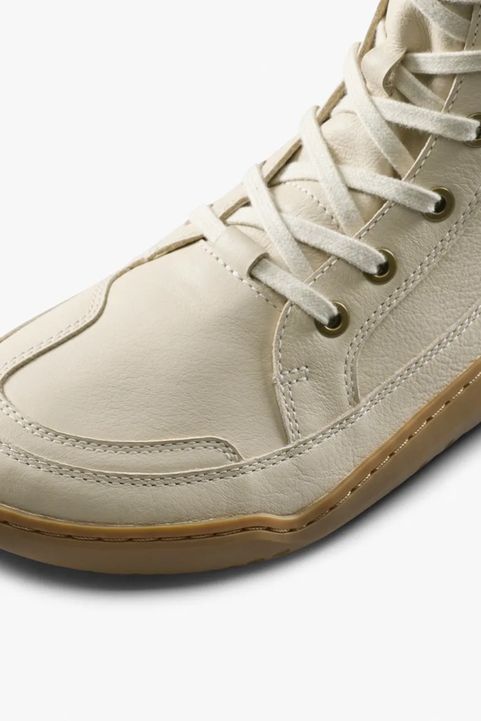 Botki damskie skórzane GOBI BOOT Vivobarefoot beżowy 205124