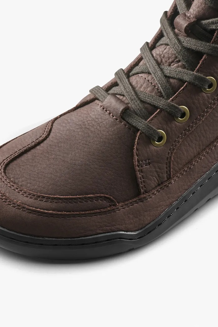 Botki damskie skórzane GOBI BOOT Vivobarefoot brązowy 205124