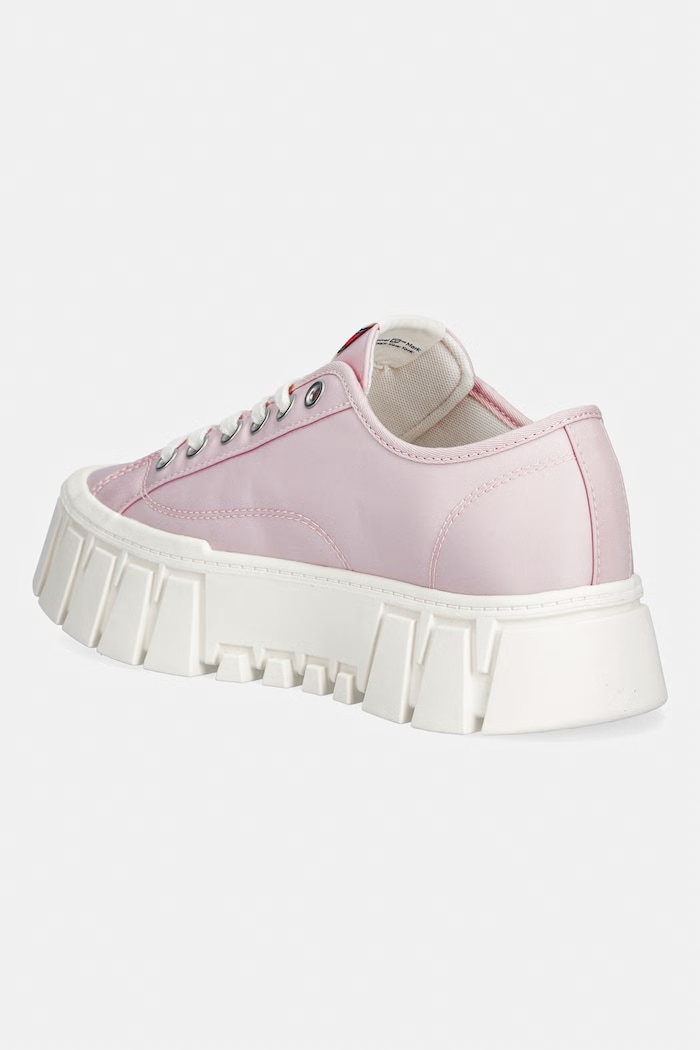 Obuv Tommy Jeans TJ PLATFORM SNEAKER tenisky dámske EN0EN03098 ružová