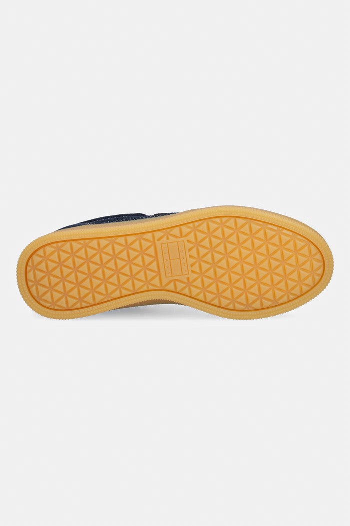 Tommy Jeans MU THE GREENWICH EDGE SUEDE sneakersy damskie zamszowe EN0EN03050 granatowy