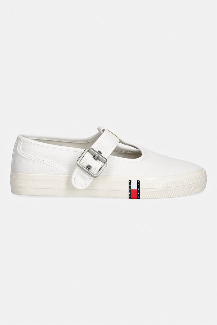 Tommy Jeans ARCHIVE Y2K MARY JANE teniși pentru femei EN0EN03048 alb AW26