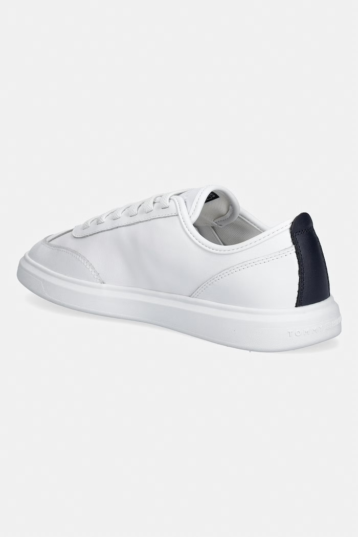 Παπούτσια Tommy Hilfiger TH ICON LIGHT SNEAKER sneakers γυναικεία δερμάτινα FW0FW09402 λευκό