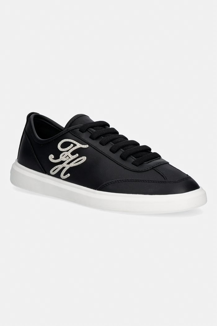 Tommy Hilfiger TH ICON LIGHT SNEAKER tenisice za žene od kože crna FW0FW09402