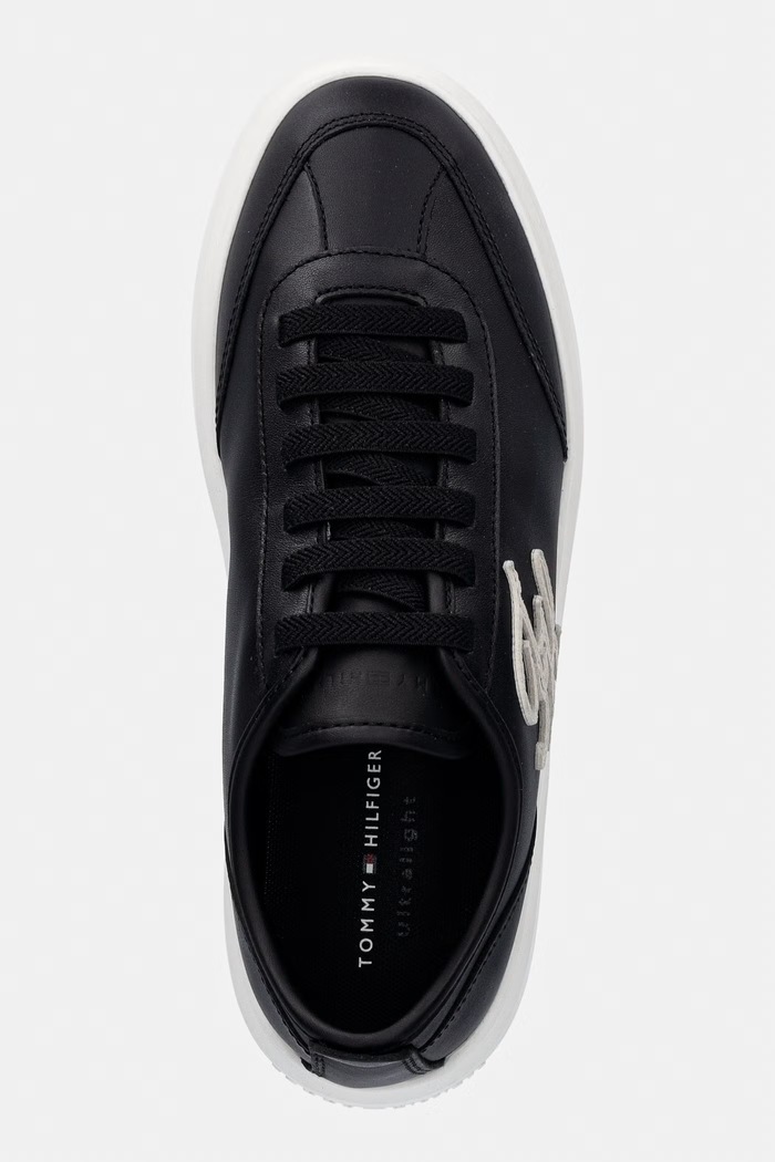 Tommy Hilfiger TH ICON LIGHT SNEAKER tenisice za žene od kože crna FW0FW09402