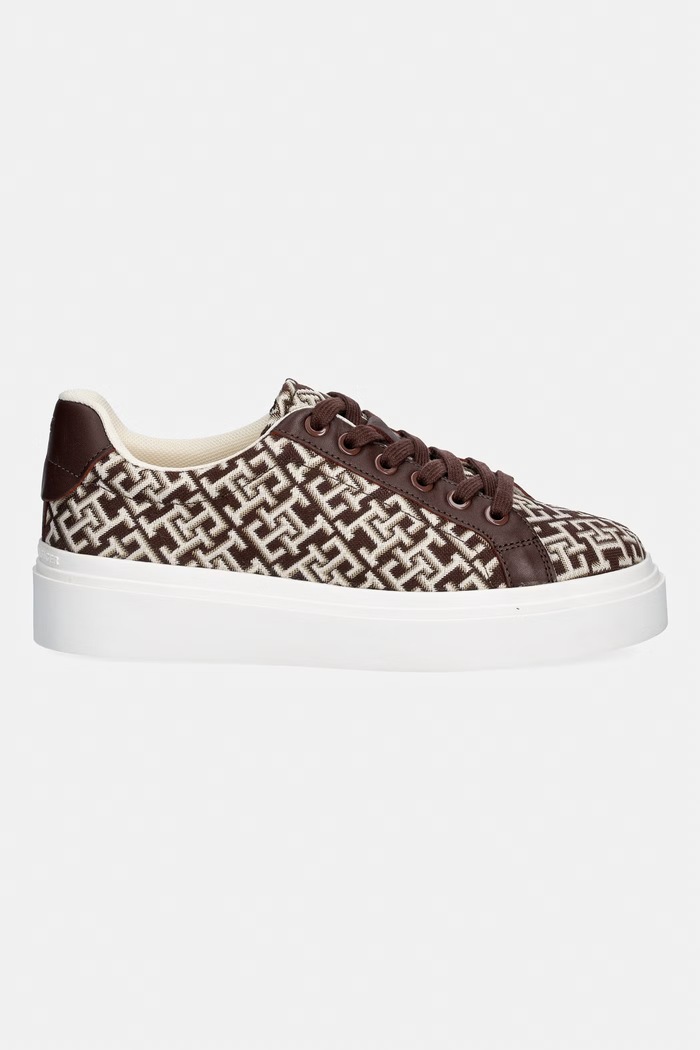 Tommy Hilfiger TH CHIC PLATFORM MONOGRAM superge ženske FW0FW09398 bež AW26