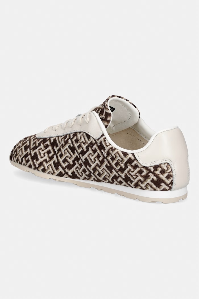 Scarpe Tommy Hilfiger BELLA MONOGRAM SNEAKER sneakers da donna FW0FW09523 marrone