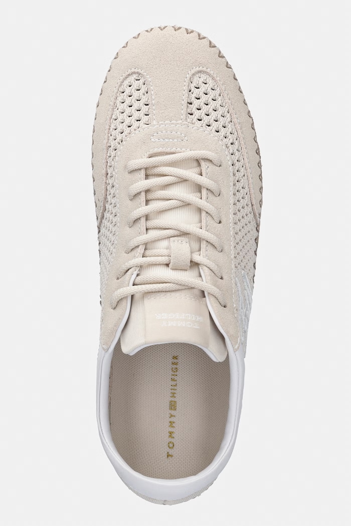 Tommy Hilfiger TH HERITAGE ROPE SNEAKER sneakersy damskie beżowy FW0FW09406