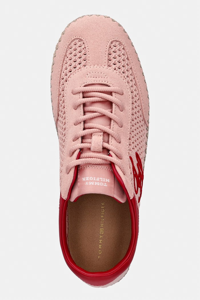 Tommy Hilfiger TH HERITAGE ROPE SNEAKER маратонки дамски розов FW0FW09406
