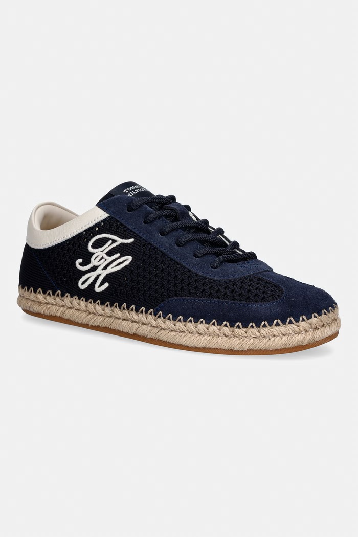 Tommy Hilfiger TH HERITAGE ROPE SNEAKER sneakersy damskie granatowy FW0FW09406
