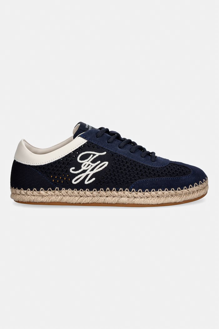 Tommy Hilfiger TH HERITAGE ROPE SNEAKER sneakersy damskie FW0FW09406 granatowy AW26