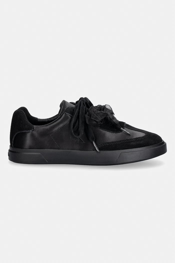 Calvin Klein LOW PRO CUPSOLE WT SATIN MIX tenisky dámske HW0HW03288.0GJ čierna AW26