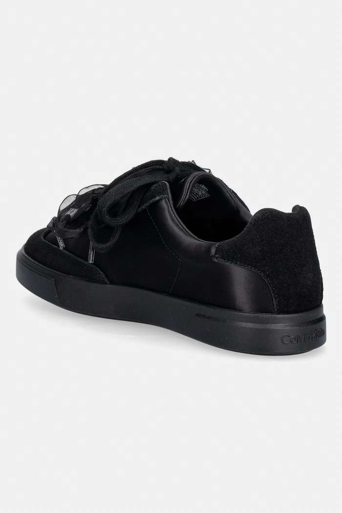 Obuv Calvin Klein LOW PRO CUPSOLE WT SATIN MIX tenisky dámske HW0HW03288.0GJ čierna