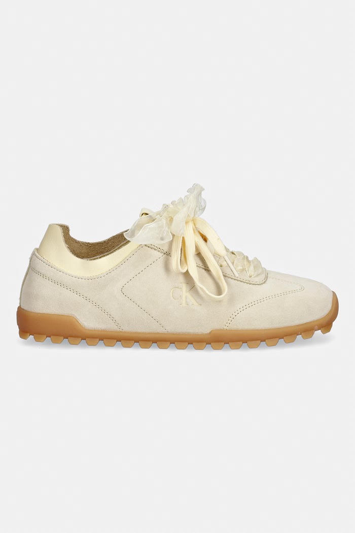 Calvin Klein LOW PROFILE RUN MG SUE DB LACES tenisice za žene HW0HW03150.ZAD zlatna AW26