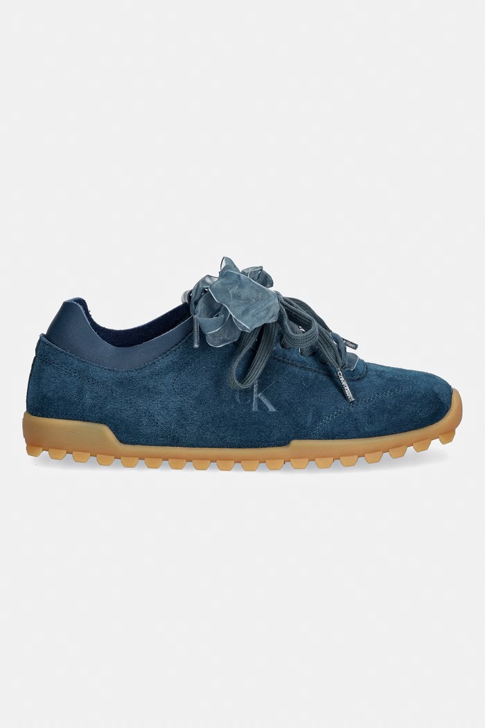Calvin Klein LOW PROFILE RUN MG SUE DB LACES tenisice za žene HW0HW03150.CJY plava AW26