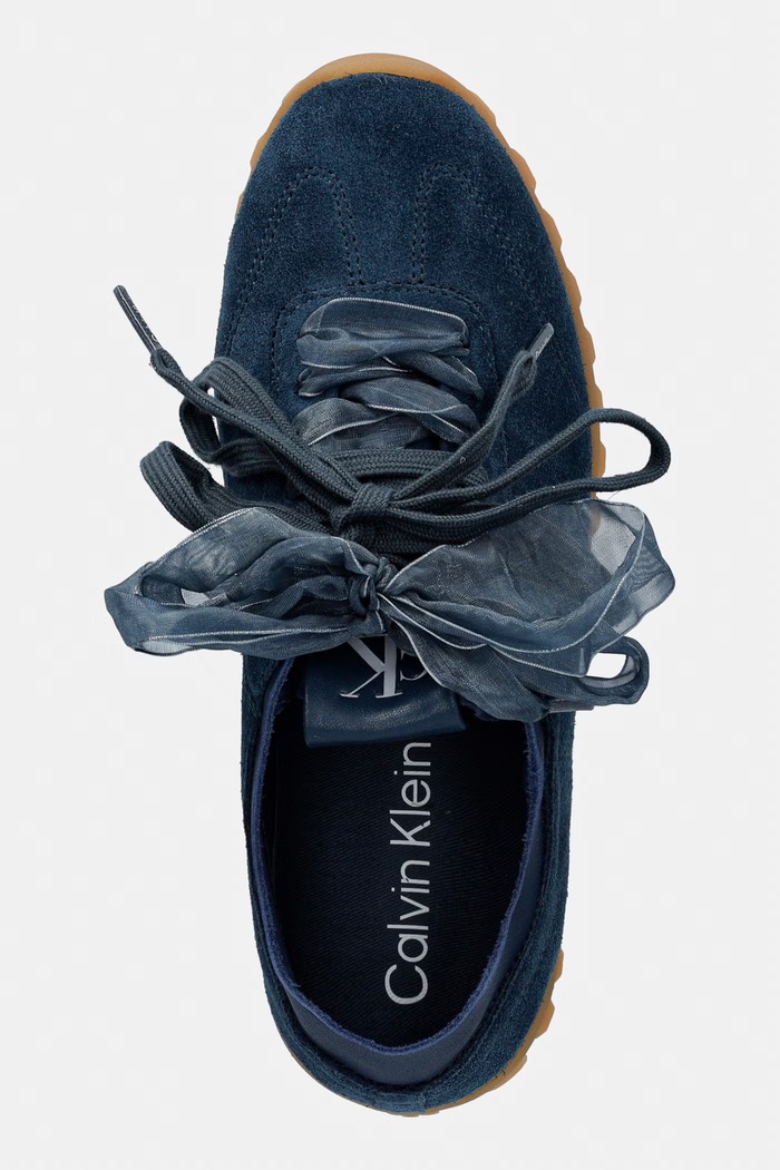 Calvin Klein LOW PROFILE RUN MG SUE DB LACES tenisice za žene plava HW0HW03150.CJY