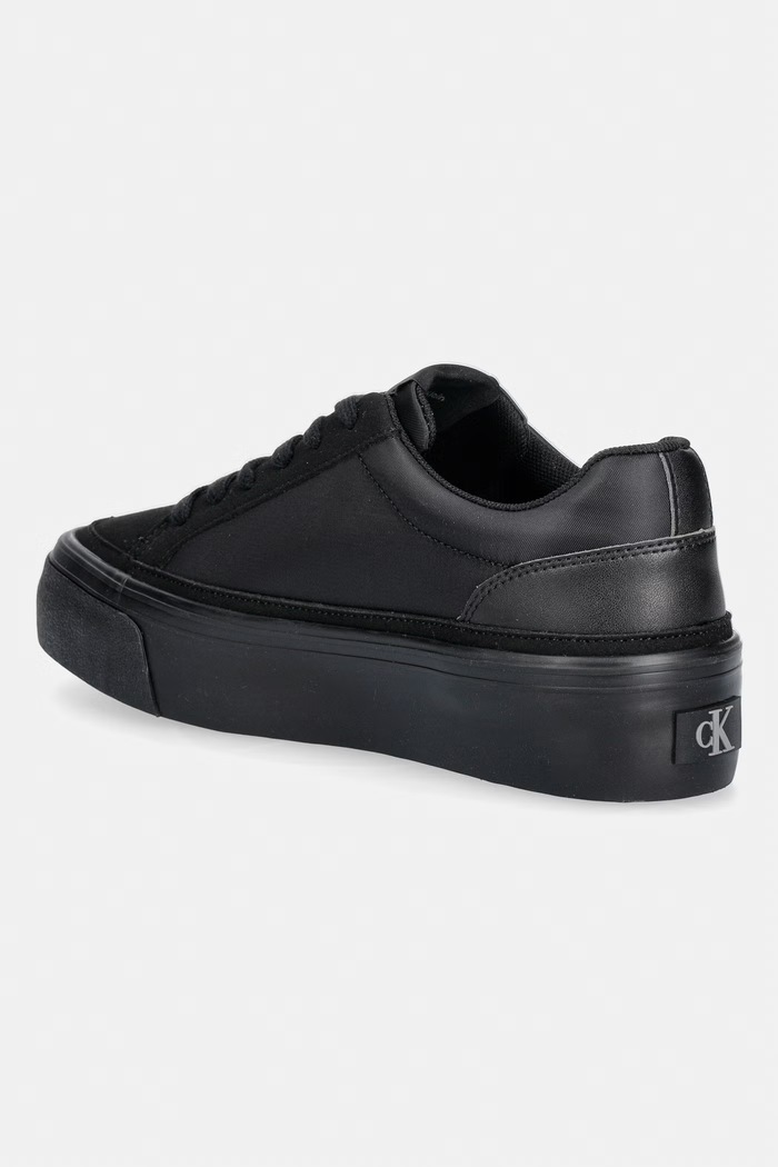 Obuwie Calvin Klein VULC FLATF LACEUP NY-SU sneakersy damskie HW0HW03086.0GJ czarny