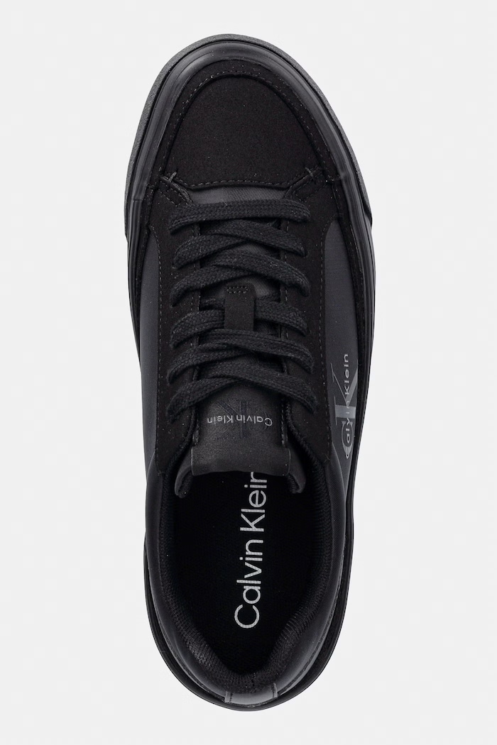 Calvin Klein VULC FLATF LACEUP NY-SU sneakersy damskie czarny HW0HW03086.0GJ