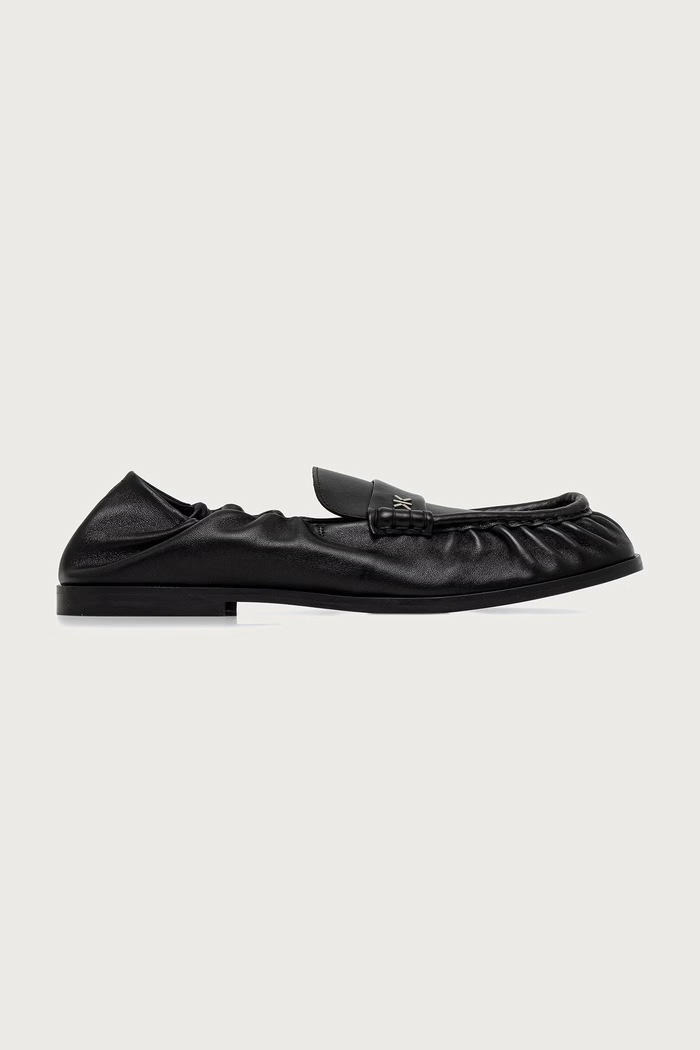 Kenzo Mokasinke za žene od kože Loafer FG62LO410L79.99 crna AW26