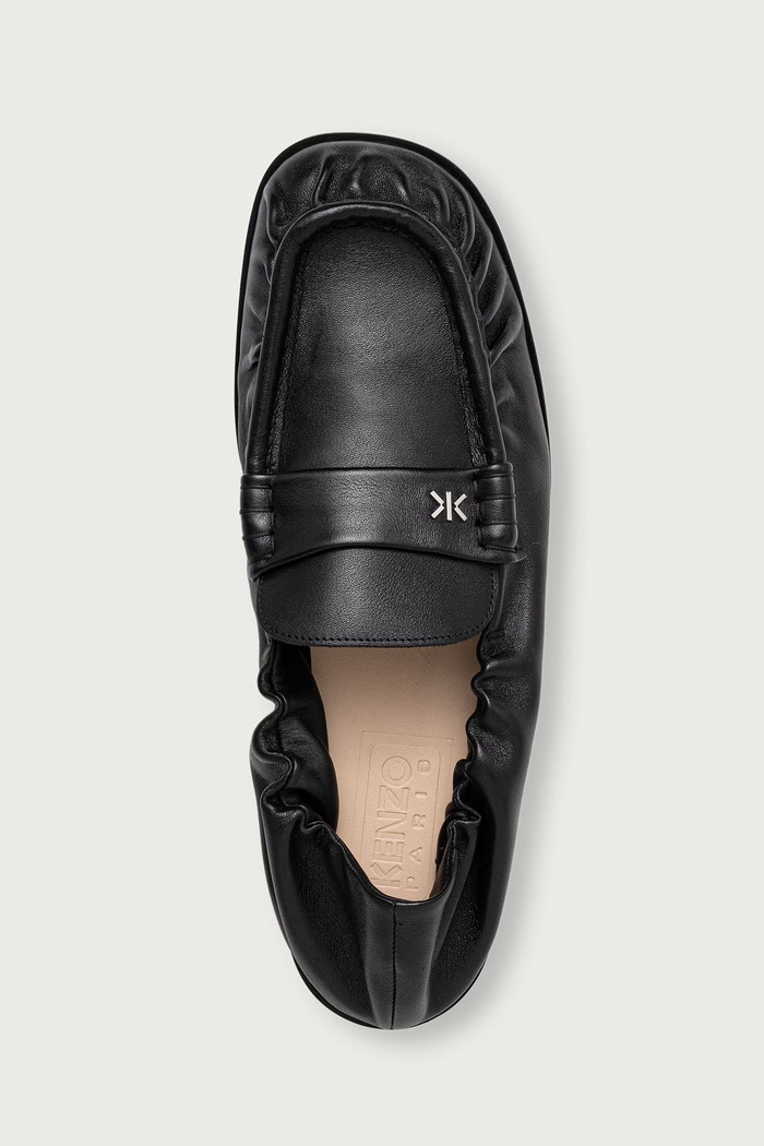 Mokasinke za žene od kože Loafer Kenzo FG62LO410L79.99 crna