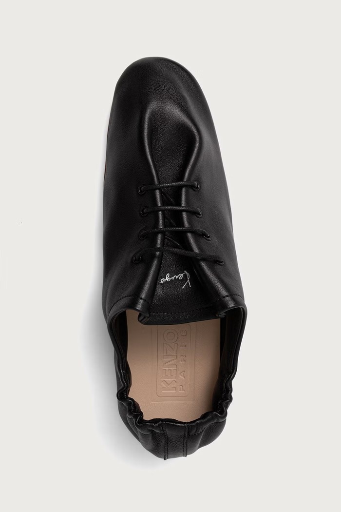 Kenzo Derby sneakers γυναικεία δερμάτινα μαύρο FG62DB110L79.99