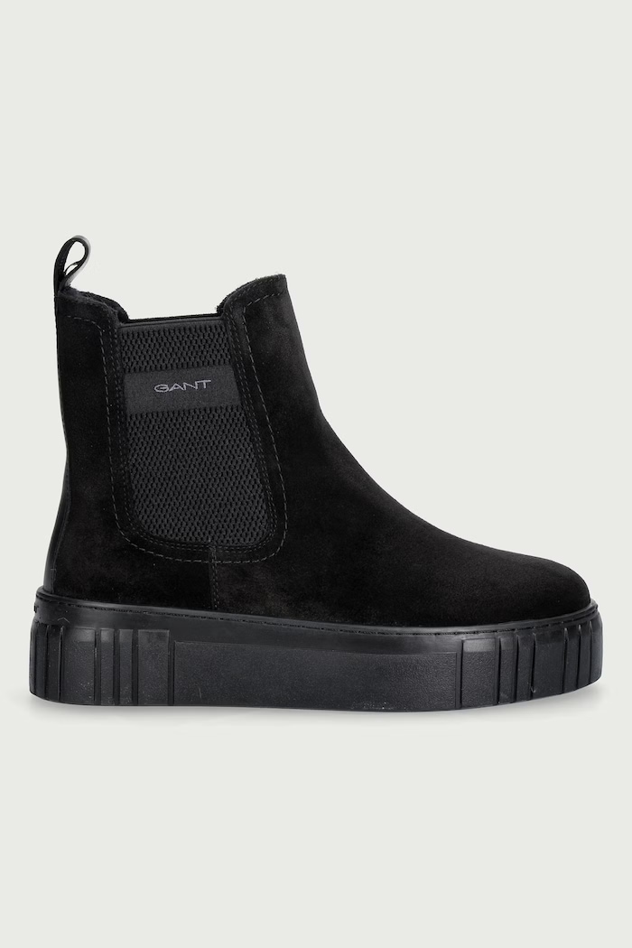 Gant Čizme s platformom za žene od brušene kože Snowmont 33553431.G00 crna AW26