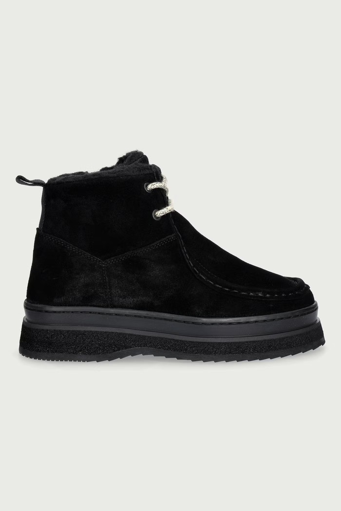 Gant Členkové čižmy dámske semišové Sistown 33543418.G00 čierna AW26