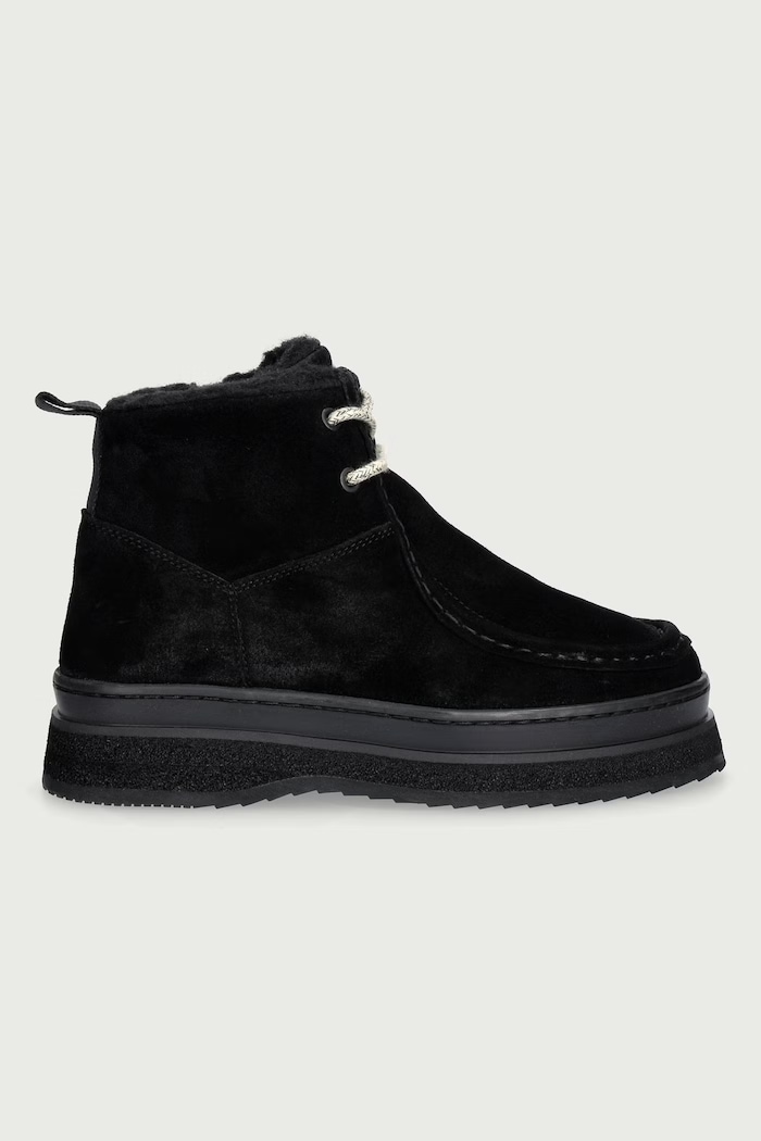 Gant Členkové čižmy dámske semišové Sistown 33543418.G00 čierna AW26