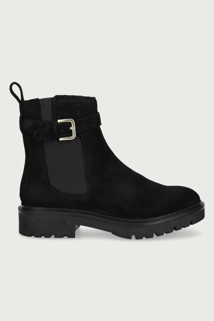 Gant Боти челси дамски от велур Kelliin 33553438.G00 черен AW26