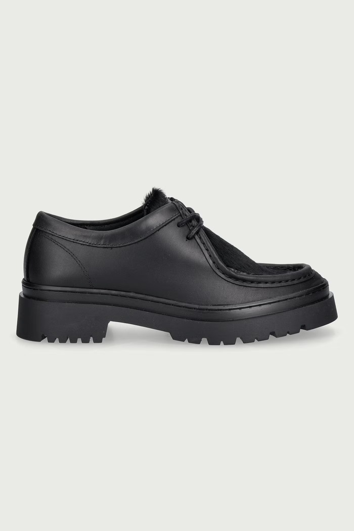 Gant Cipele za žene od kože Aligrey 33531423.G00 crna AW26