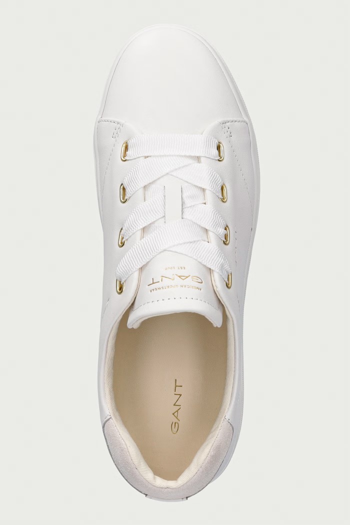 Avona sneakers γυναικεία δερμάτινα Gant 33531331.G29 λευκό