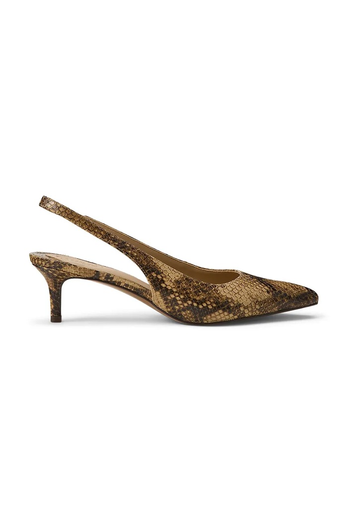 Lauren Ralph Lauren обувки с ток от кожа Lolah II бежов 802P19344001.270