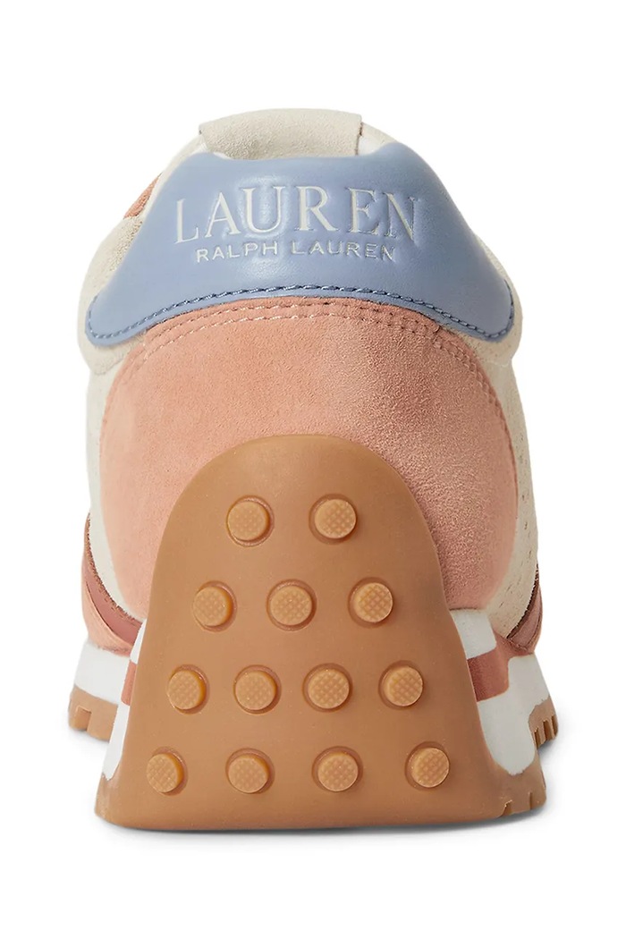 Lauren Ralph Lauren Dani Perf sneakersy damskie zamszowe pomarańczowy 802P15840003.999