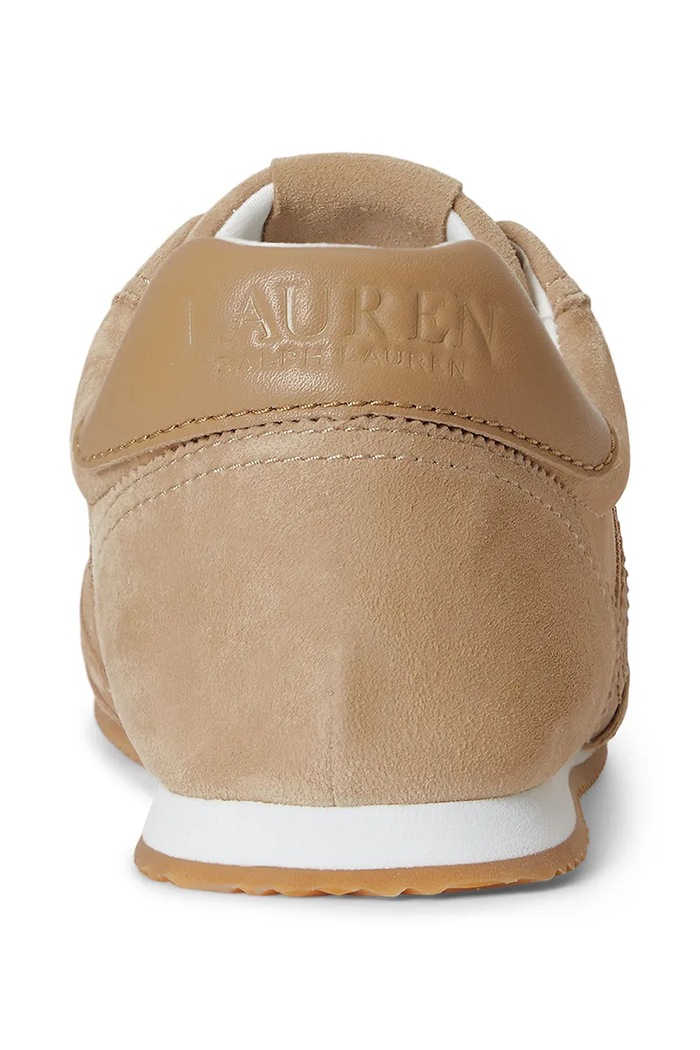 Lauren Ralph Lauren Dani Lw Prfl sneakers da donna in scamoscio 802P15837001.200 beige