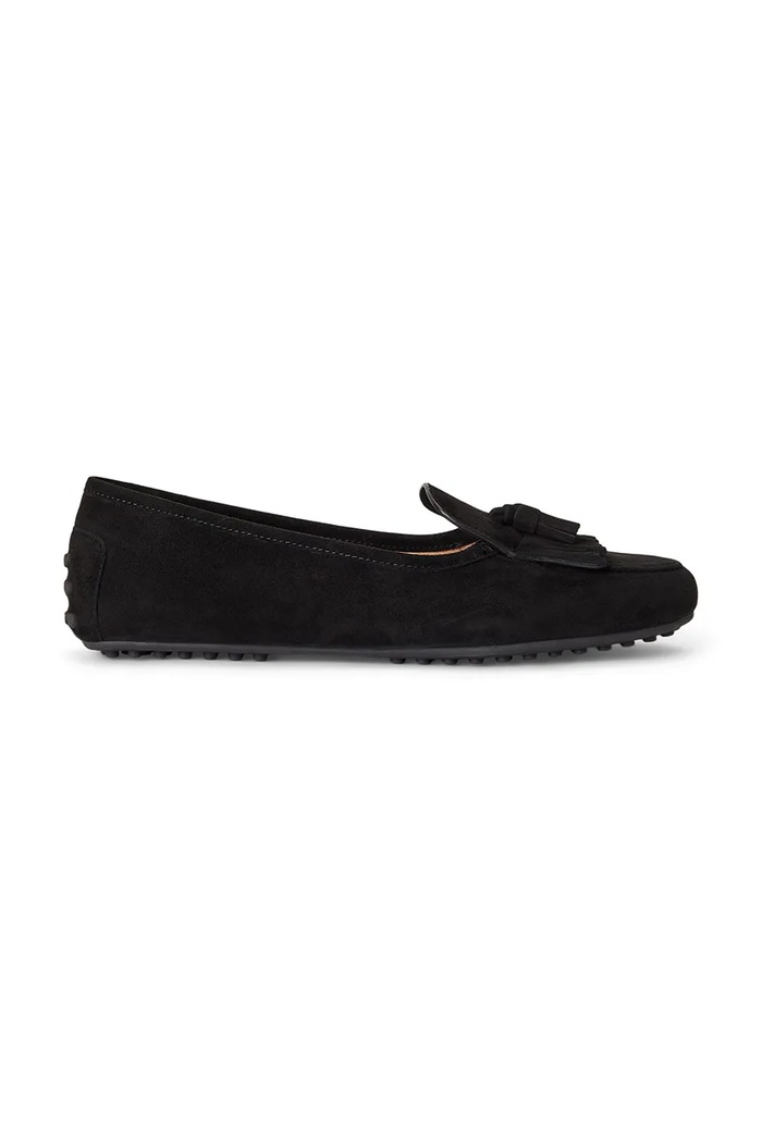 Lauren Ralph Lauren mokasíny dámske semišové Tayte Klt čierna 802P22310004.001