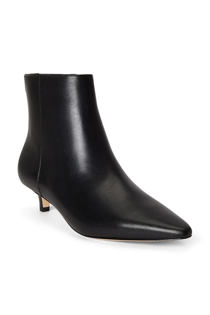 Lauren Ralph Lauren stivali alla caviglia su una spilla da donna in pelle Frncsa Bt Hl 802P15721001.001 nero AW26