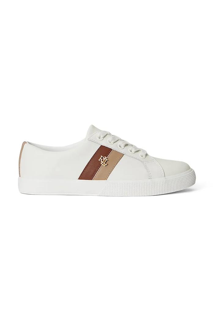 Lauren Ralph Lauren Janson II superge ženske usnjene bela 802925365012.100