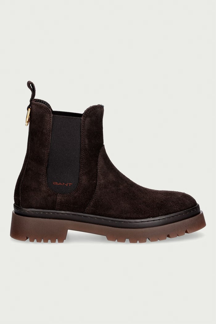 Gant Čizme za žene od brušene kože Aligrey 33553422.G399 smeđa AW26