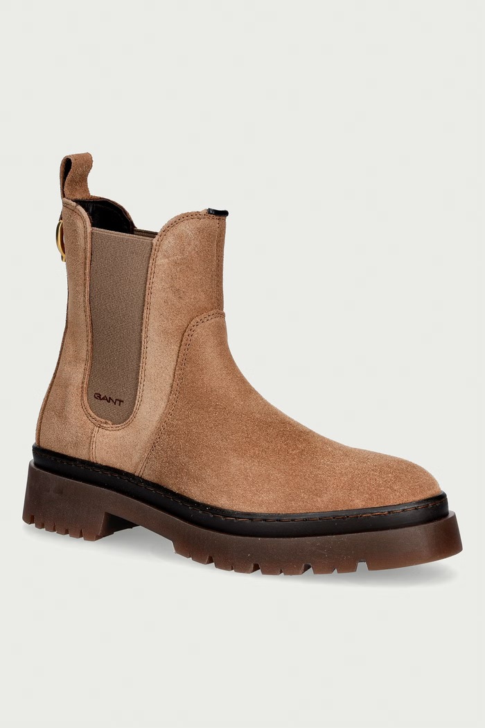 Gant Μπότες τσέλσι Γυναικεία σουέτ Aligrey μπεζ 33553422.G146