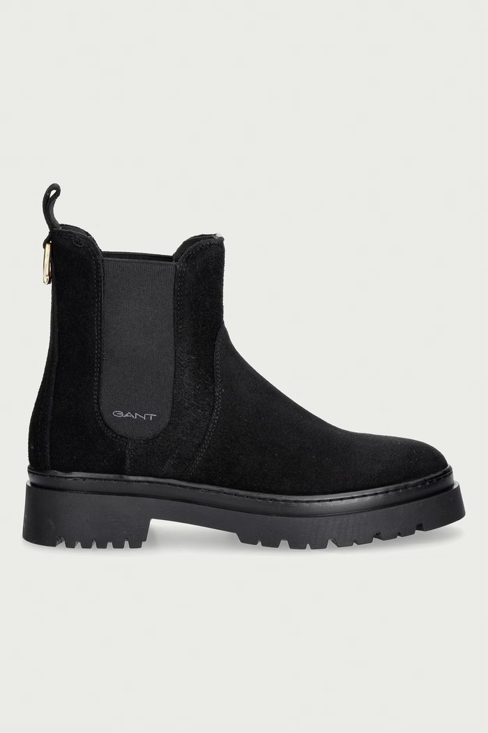 Gant μπότες τσέλσι Γυναικείες σουέτ Aligrey 33553422.G00 μαύρο AW26