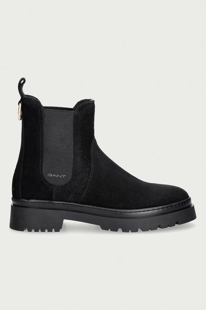 Gant μπότες τσέλσι Γυναικείες σουέτ Aligrey 33553422.G00 μαύρο AW26