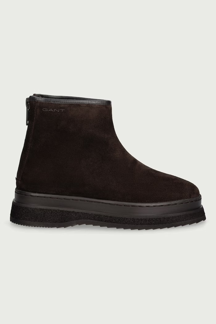 Gant Gležnjače za žene od brušene kože Sistown 33543456.G399 smeđa AW26