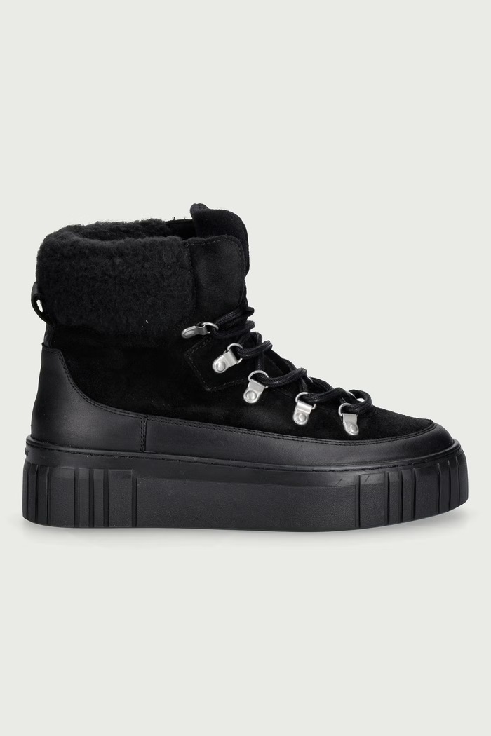 Gant Snowmont μπότες χιονιού Γυναικείες σουέτ 33543433.G00 μαύρο AW26