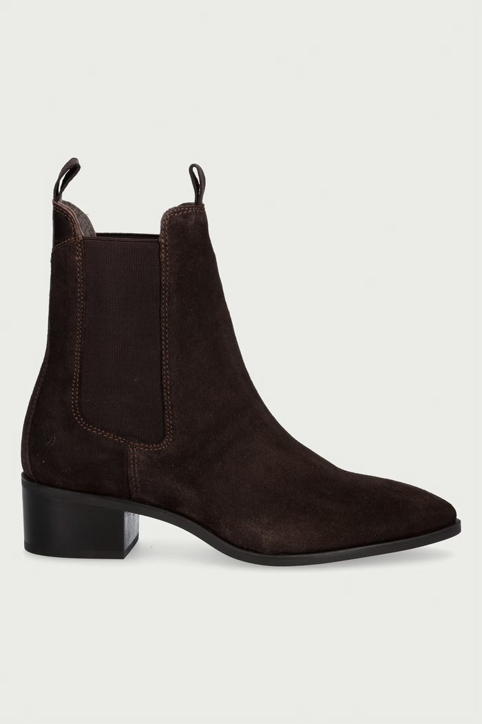 Gant Gležnjače za žene od brušene kože St Broomly 33553451.G399 smeđa AW26