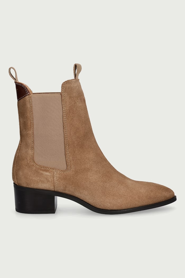 Gant Μπότες τσέλσι Γυναικεία σουέτ St Broomly 33553451.G146 μπεζ AW26